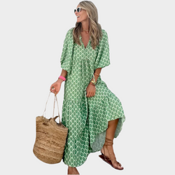 Robe aérée géométrique