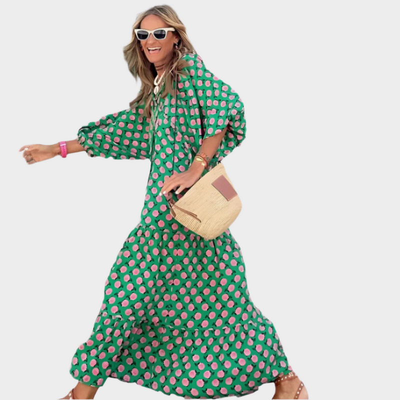 Robe aérée géométrique