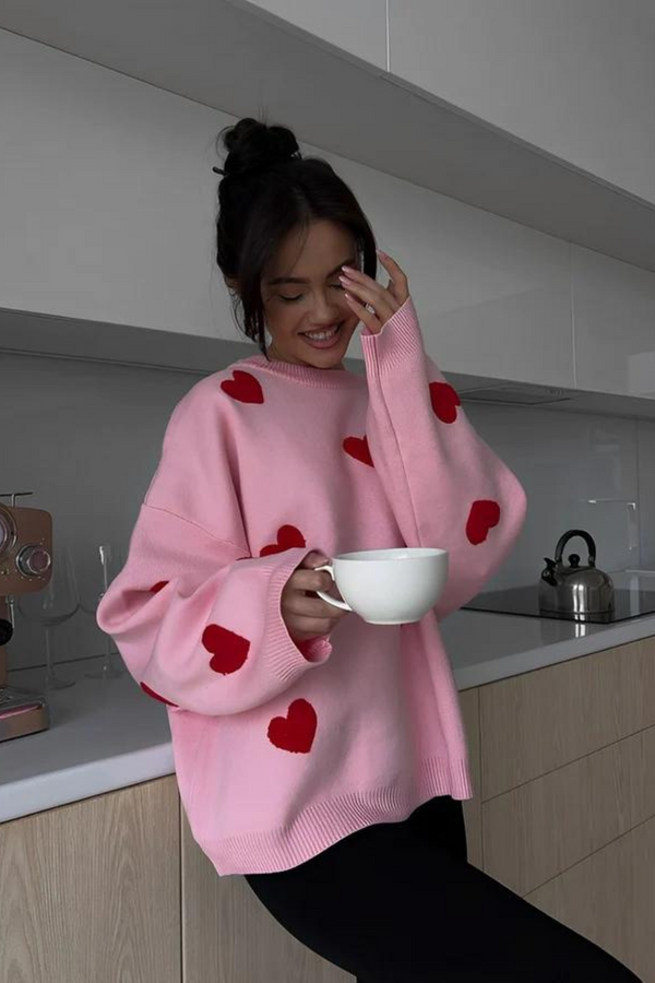 Amour jusqu'à la Lune - Pull Confortable