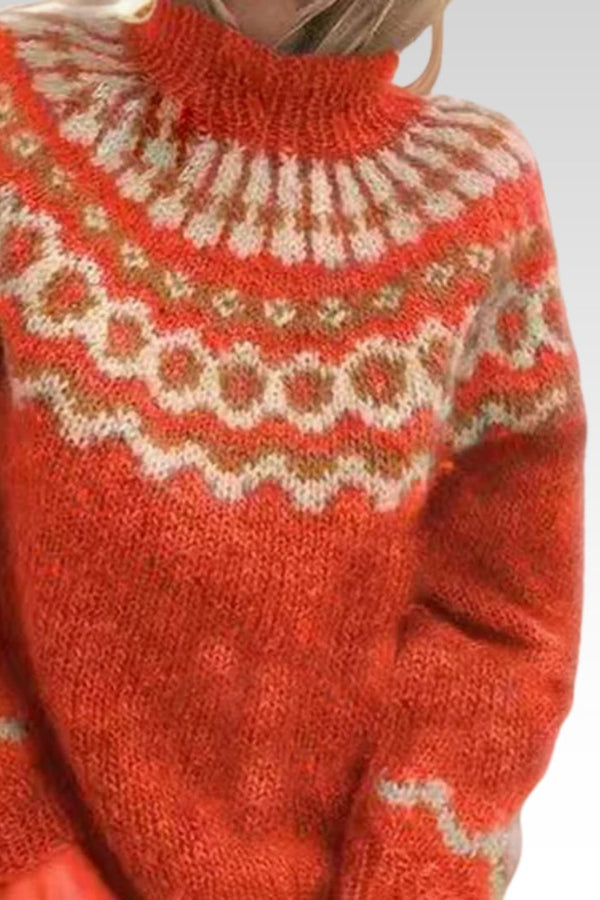 Olivia | Pull confortable à col montant