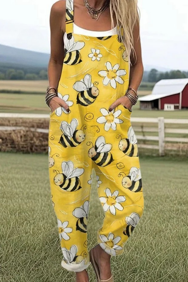 Camia | Salopette d'été avec imprimé ludique