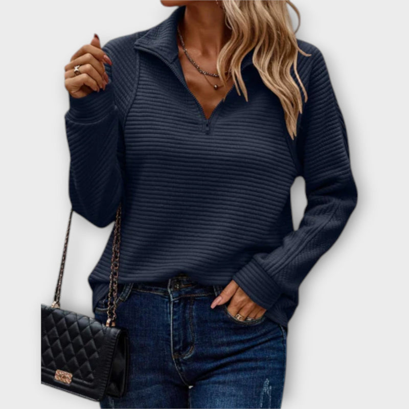 Vida | Pull-over à demi-fermeture éclair