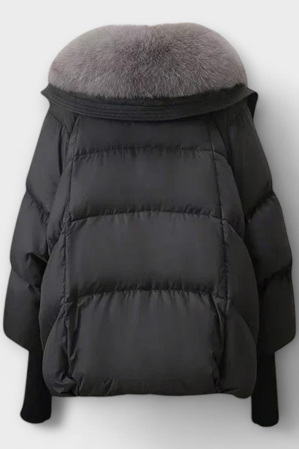 Lucyna - Veste élégante avec fourrure