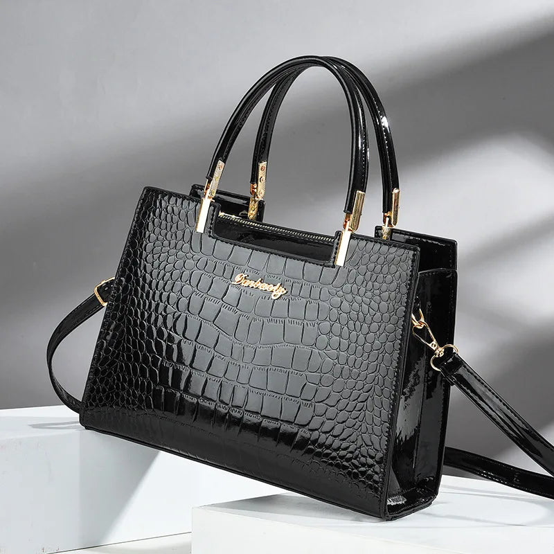 Brooklyn™ Shine | Sac de luxe embossé croco