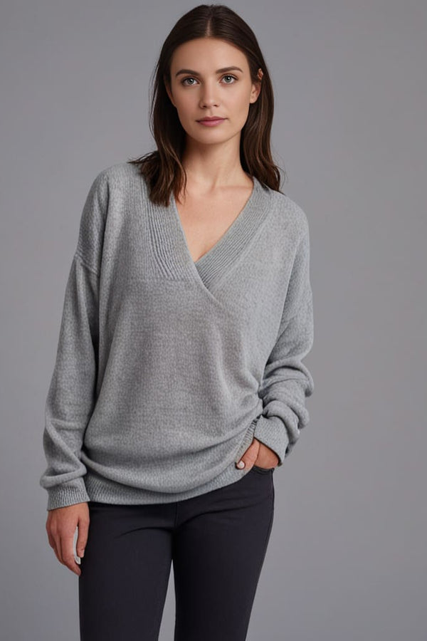 Monika - Pull-over col en V