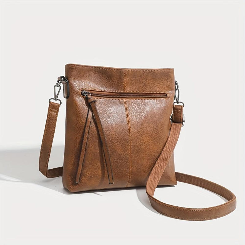 Addison™ Élégance Simple | Sac bandoulière carré rétro