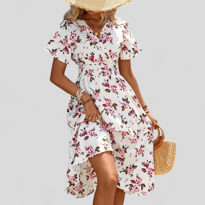Gretalise | Robe midi d'été confortable