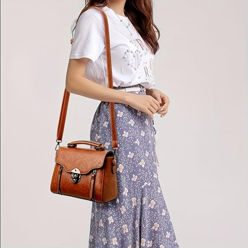 Zoe™ Élégance Intemporelle | Sac à Rabat Vintage