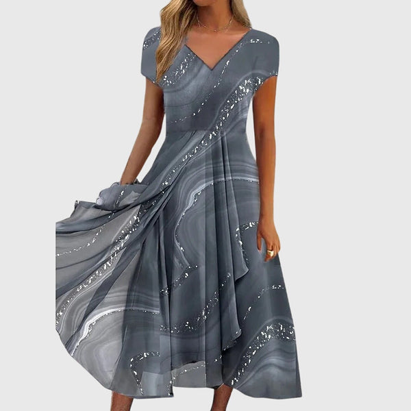 Aubrielle™ | Robe midi fluide