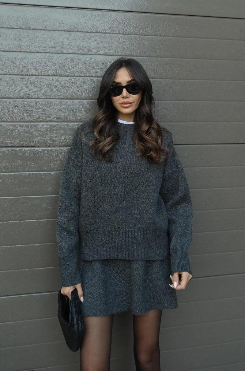 NEVA™ - Ensemble 2 pièces (Pull + Jupe)