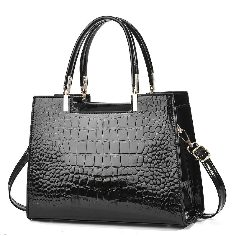 Brooklyn™ Shine | Sac de luxe embossé croco