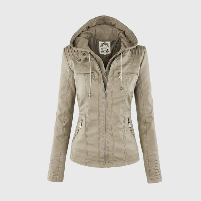 KAROLINE™ La veste en cuir élégante et unique