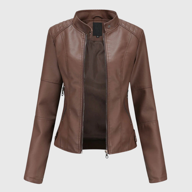 Giorgina™ - Veste en cuir élégante pour femmes