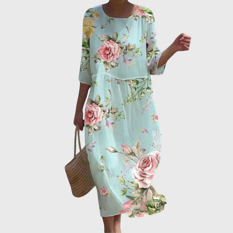 Hayley™ | Robe maxi florale élégante
