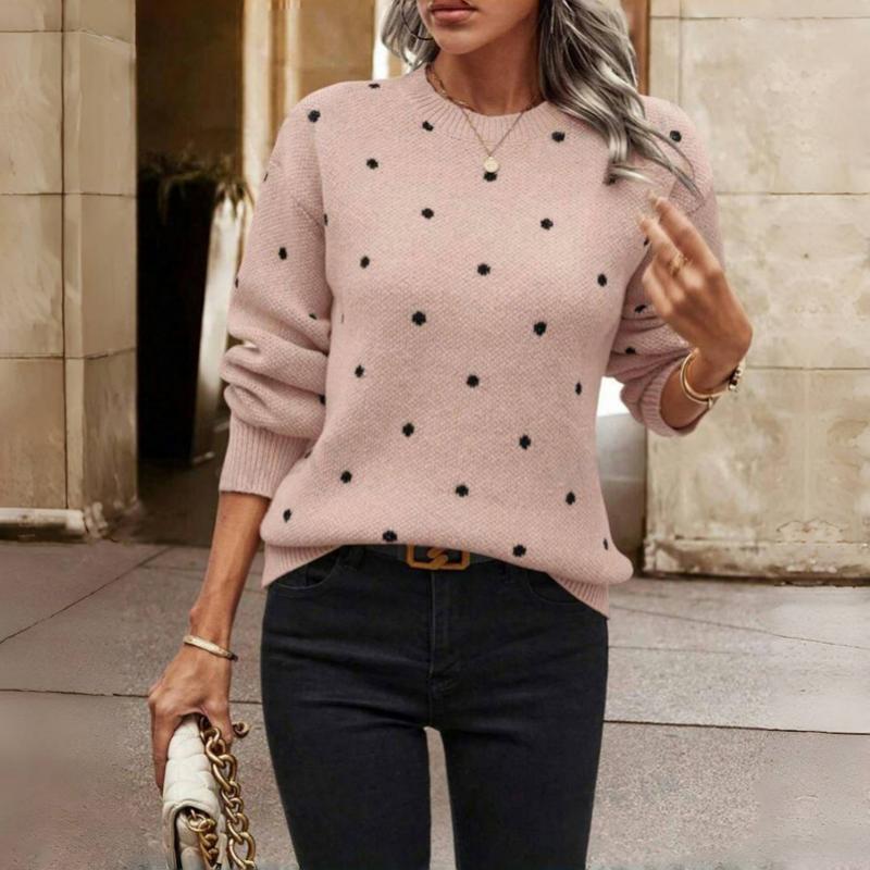 Noella | Pull tricoté à pois