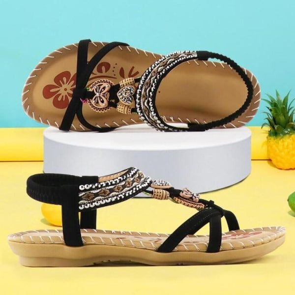 Havana | Sandales avec bande élastique et plateforme douce