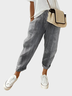 Pantalon rayé