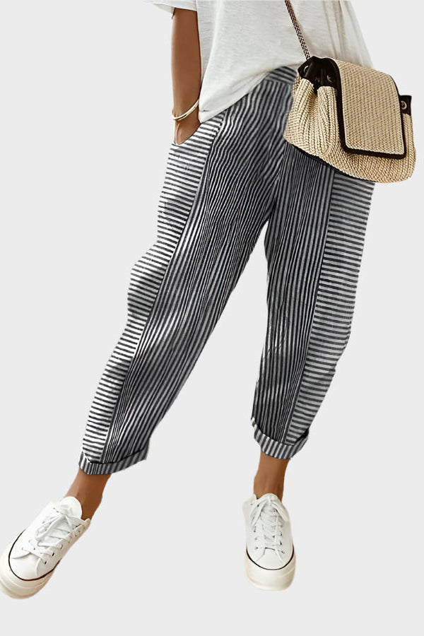 Pantalon rayé