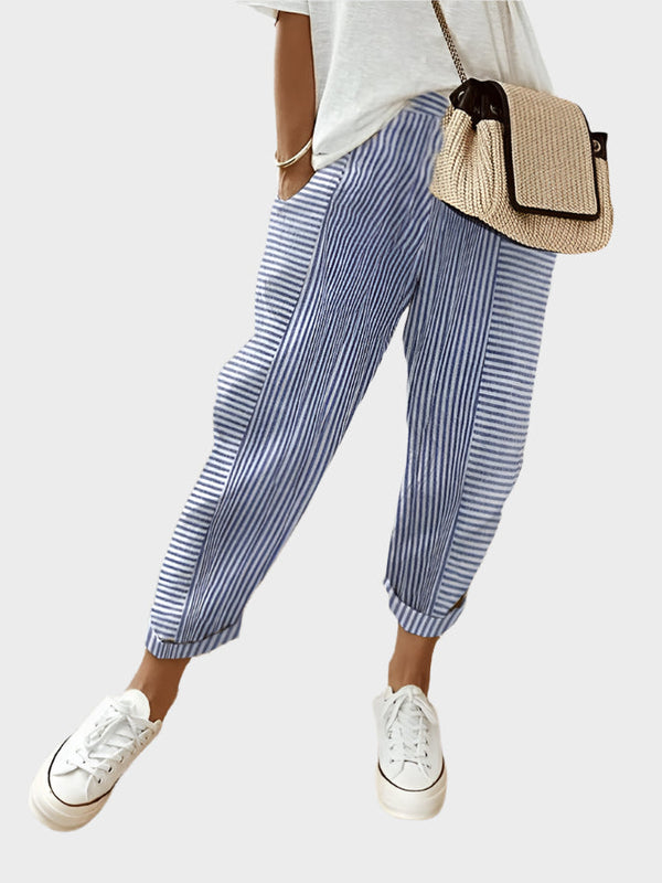 Pantalon rayé