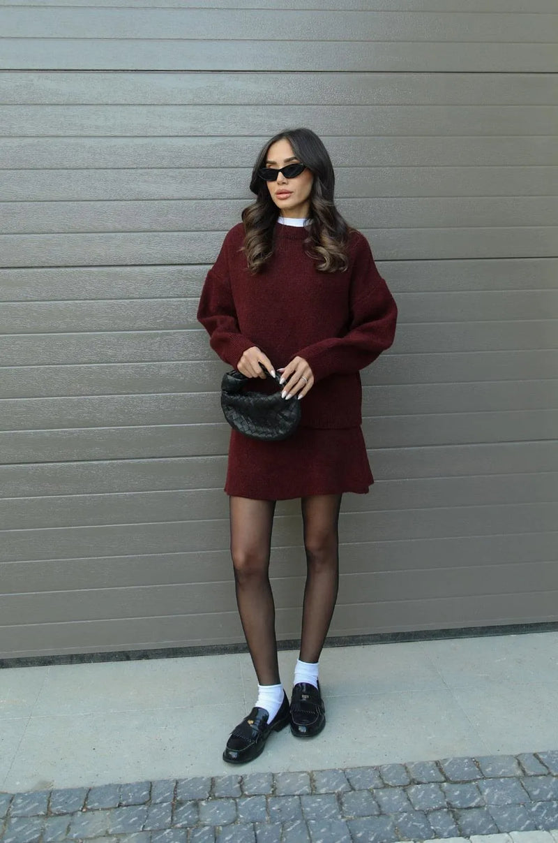 NEVA™ - Ensemble 2 pièces (Pull + Jupe)