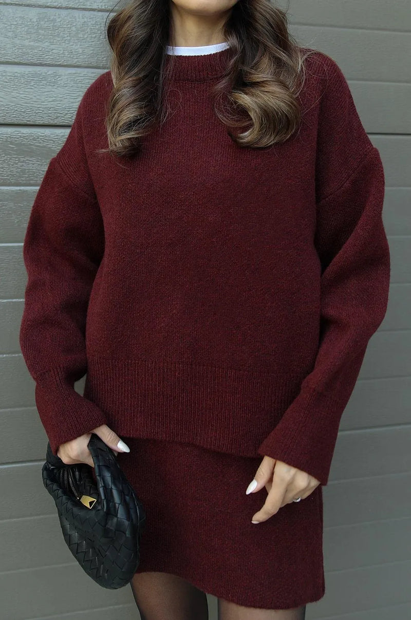 NEVA™ - Ensemble 2 pièces (Pull + Jupe)