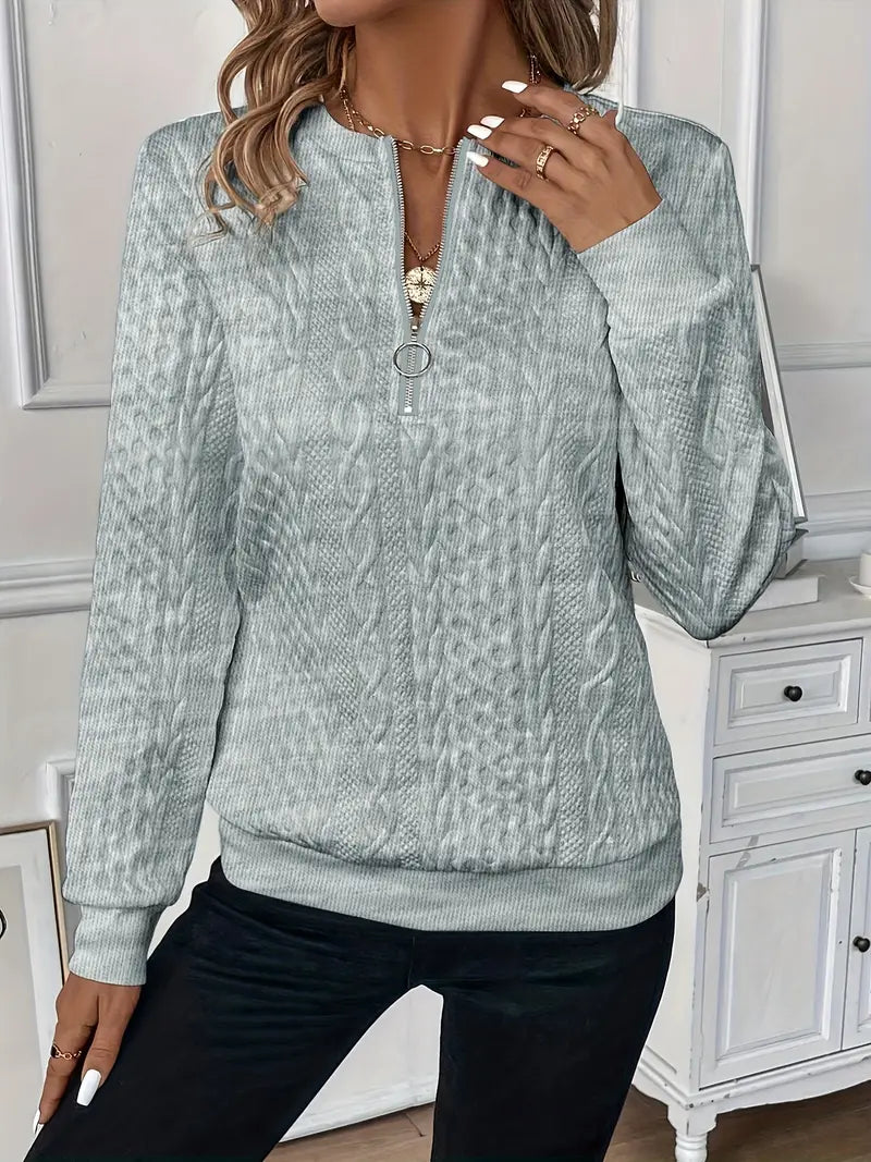 Rhea | Pull avec fermeture éclair