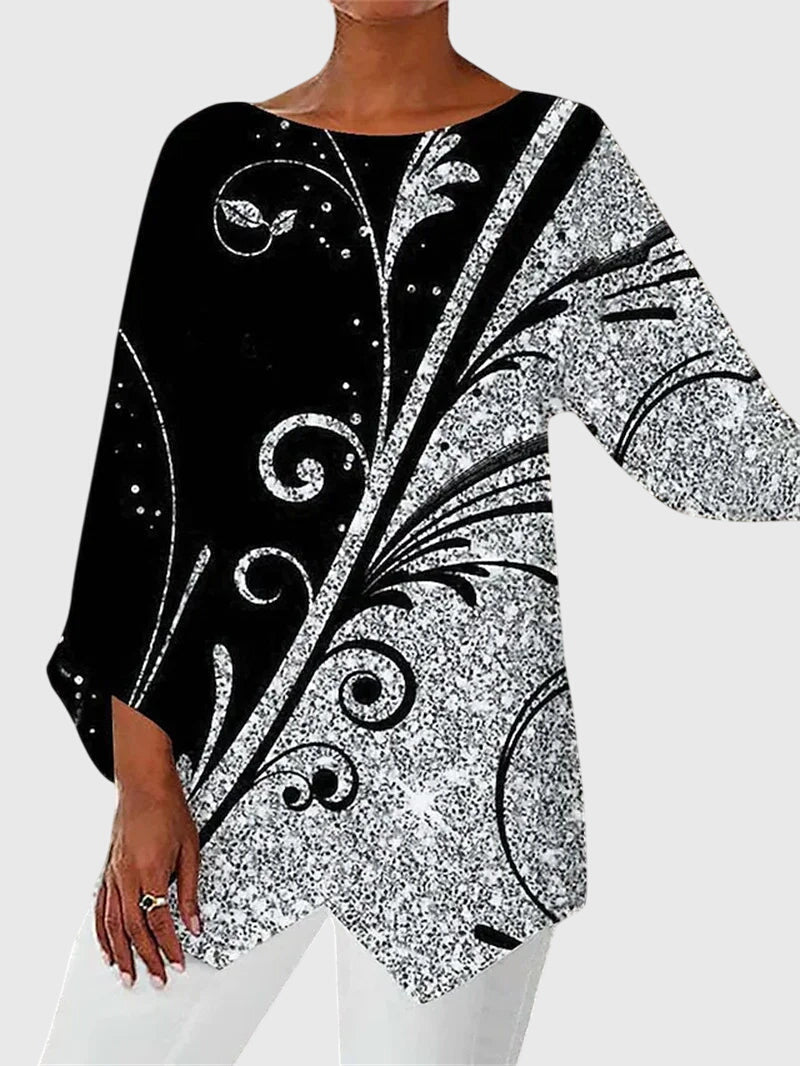 Alayah™ | Haut élégant à col rond