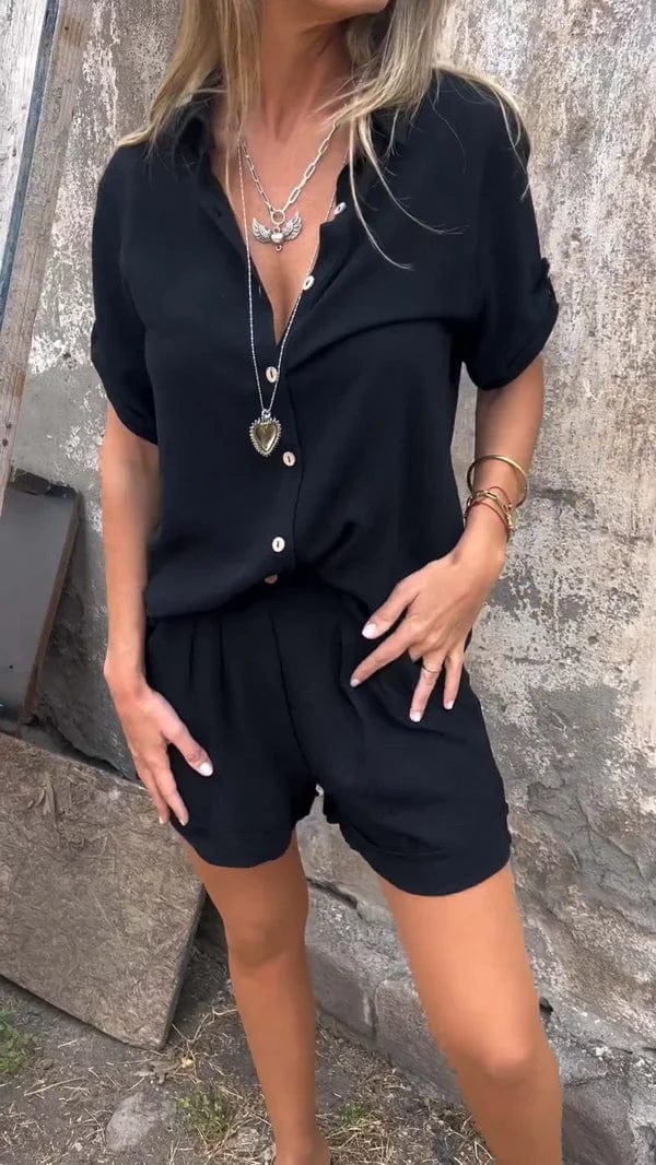 Linea | Ensemble chemise décontractée coupe ample et short