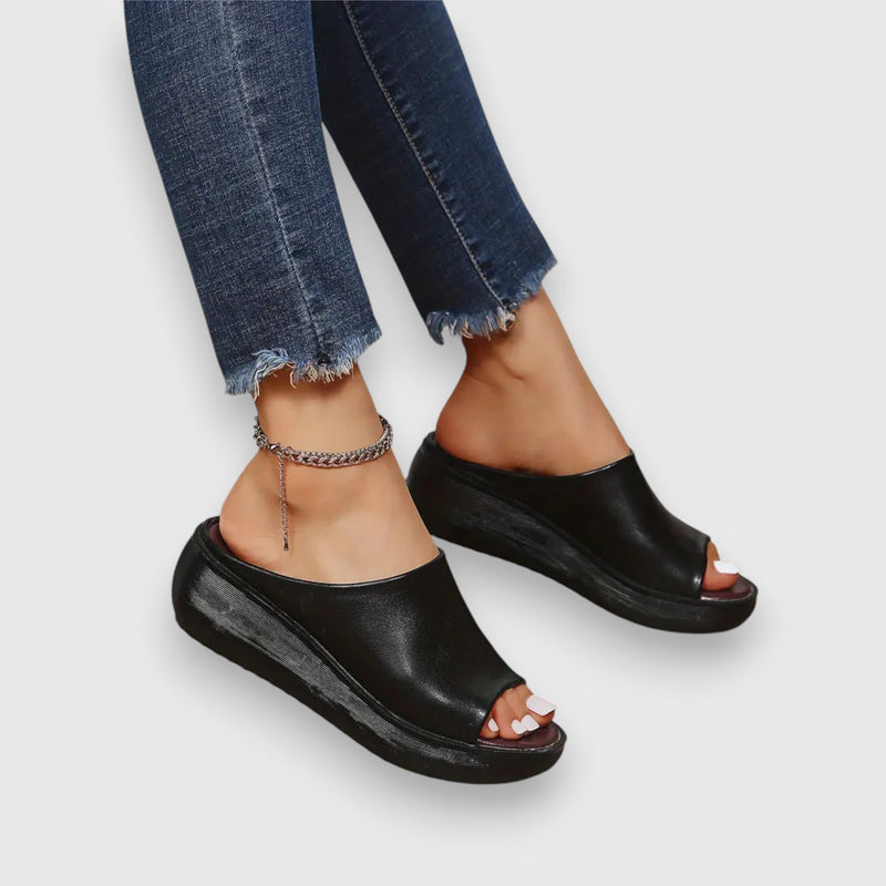 Sandales à texture douce