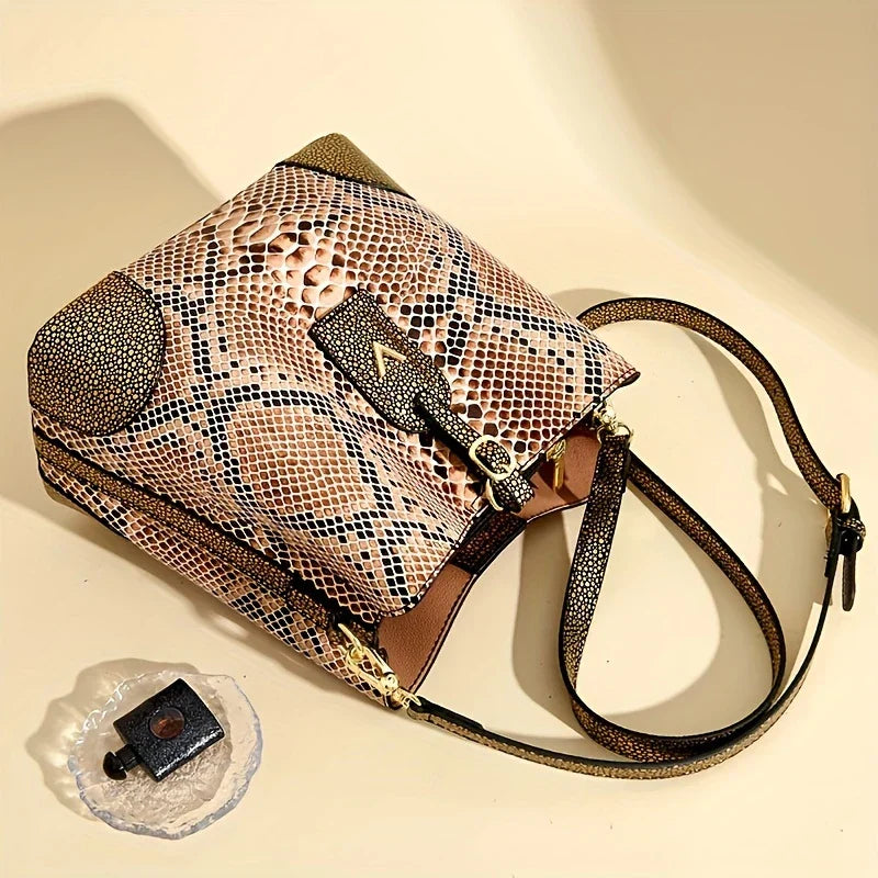 Addison™ - Sac élégant à imprimé serpent