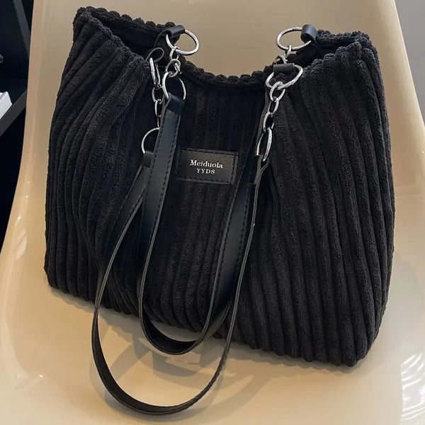 Meiduole™ - Sac fourre-tout élégant en velours côtelé