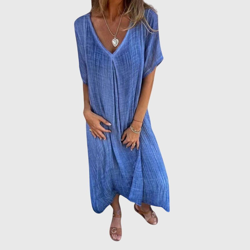 Fiona™ – Robe élégante légère à col en V