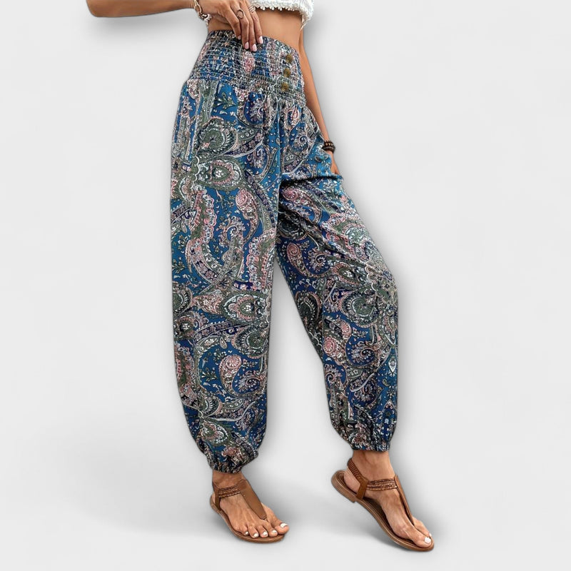 Pantalon avec design ethnographique