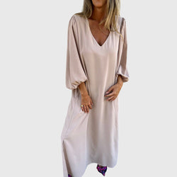 Carol™ - Robe longue bohème avec poches