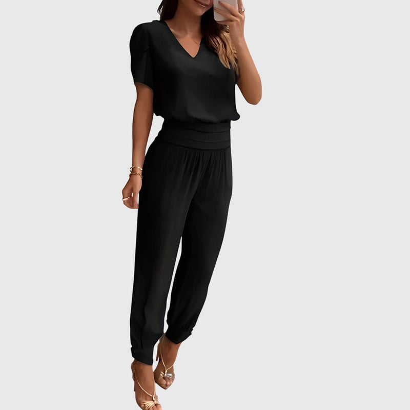 Jennifer™ | Ensemble élégant de blouse et pantalon