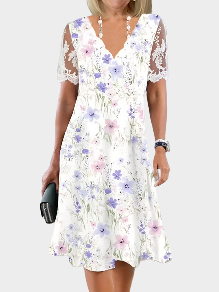 Robe midi romantique