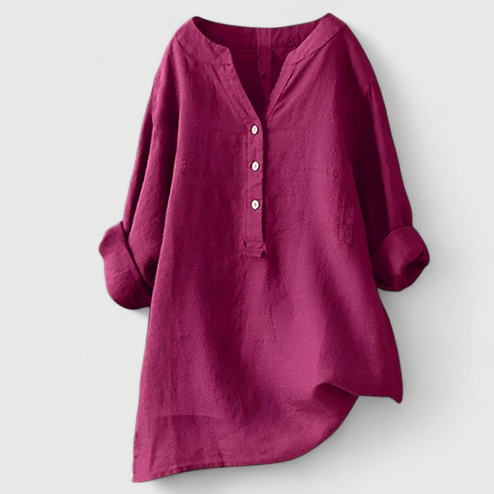 Larienne | Chemise élégante à boutons sur le devant