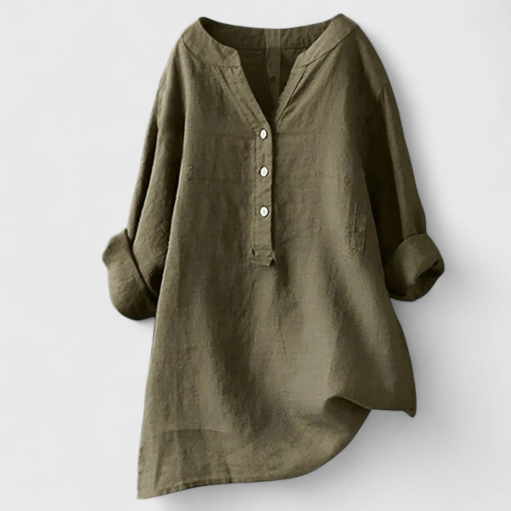 Larienne | Chemise élégante à boutons sur le devant