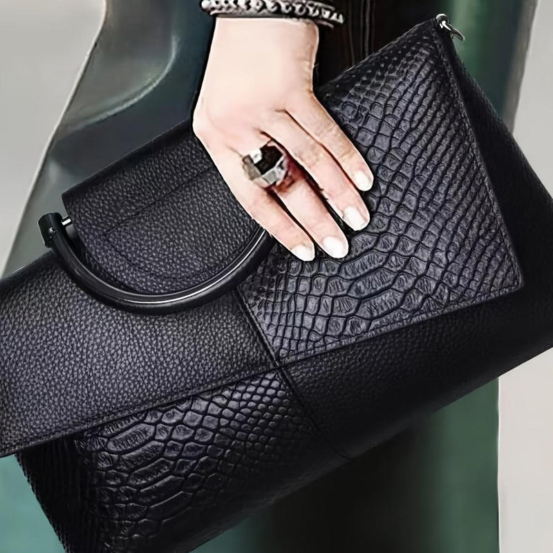 Grace™ Classique | Sac de luxe embossé croco