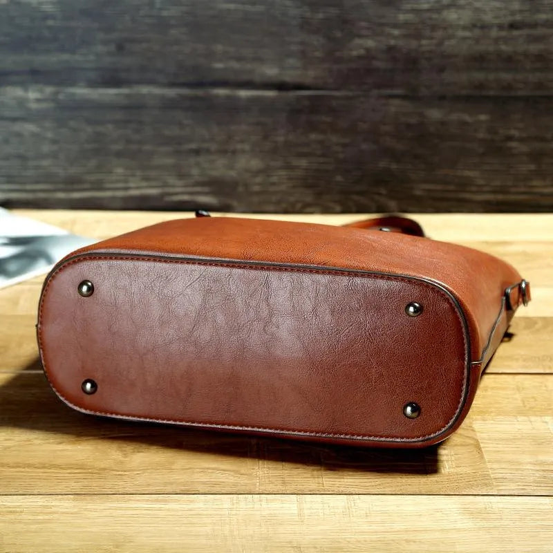 NICOLE™ | Sac à bandoulière vintage en cuir synthétique