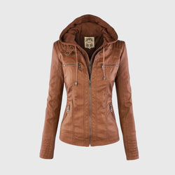KAROLINE™ La veste en cuir élégante et unique
