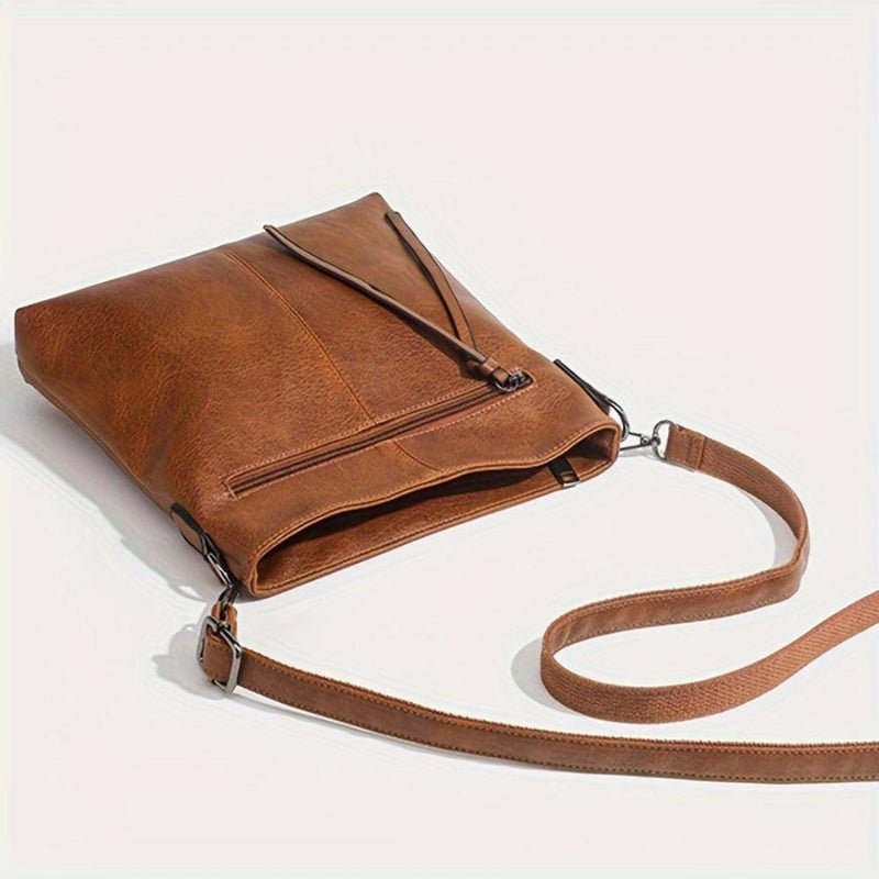 Addison™ Élégance Simple | Sac bandoulière carré rétro