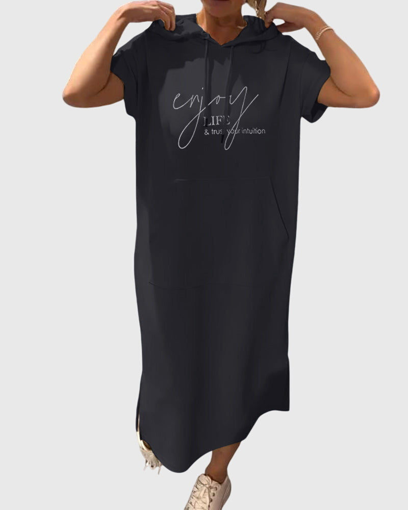 Marlowe™ | Robe sweat à capuche décontractée