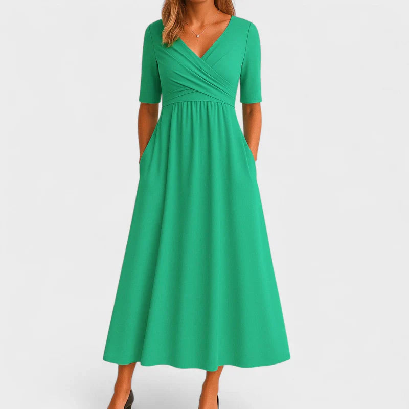 Phoebe | Robe midi élégante