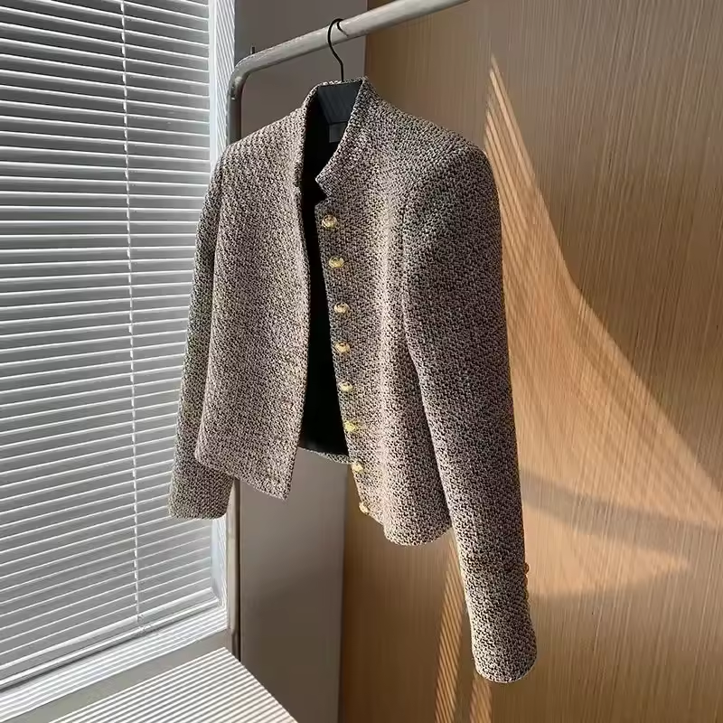 Amelia™ - Blazer en tweed chic