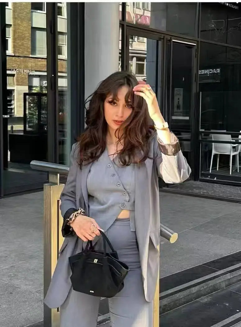Riley™ - Sac sous-bras en micro cuir suédé