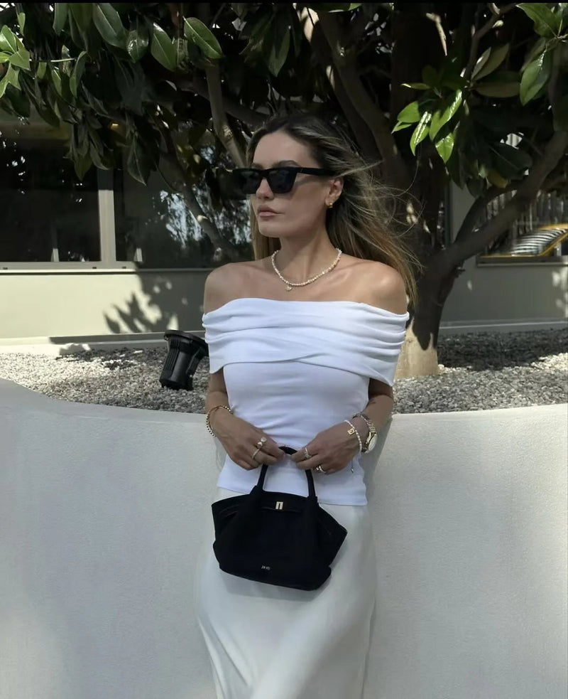 Riley™ - Sac sous-bras en micro cuir suédé