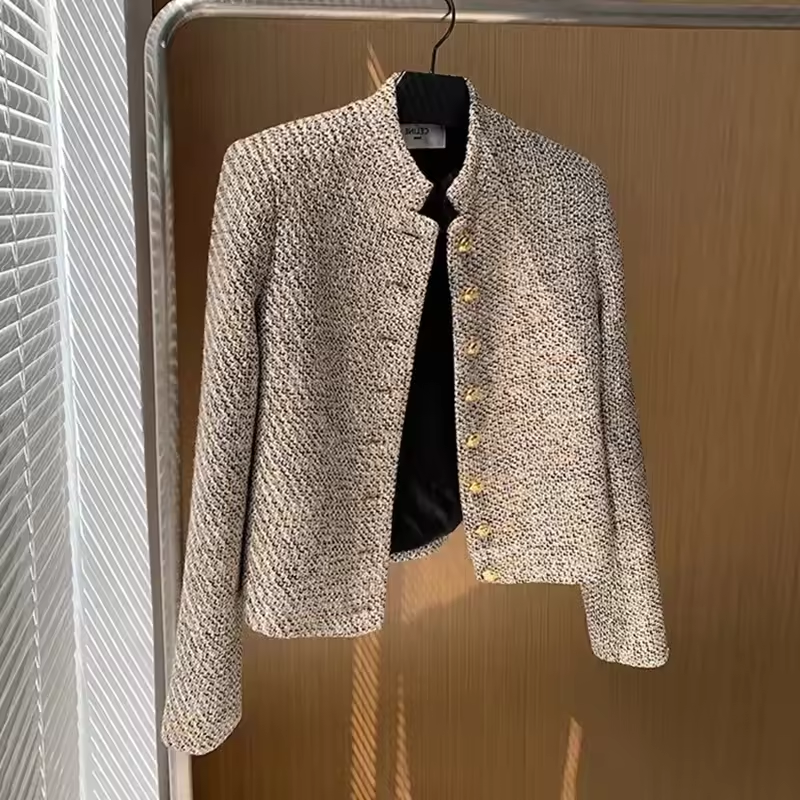 Amelia™ - Blazer en tweed chic