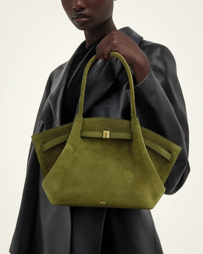 Riley™ - Sac sous-bras en micro cuir suédé