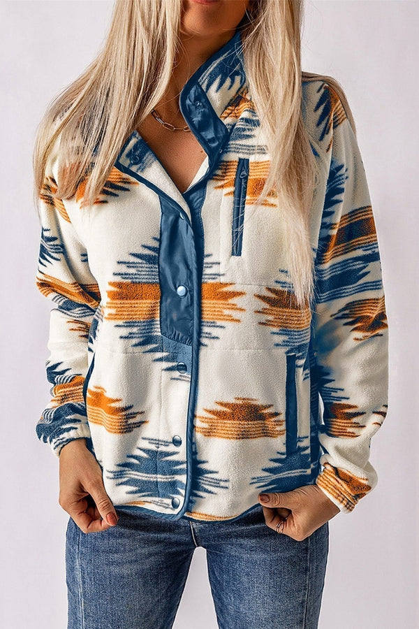 Nadia | Veste en polaire imprimée
